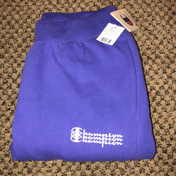 champion sweatsuit mens purple